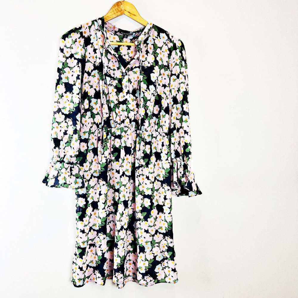 2/$20 J Crew Mercantile Floral Sheer Dress XS - Picture 4 of 7